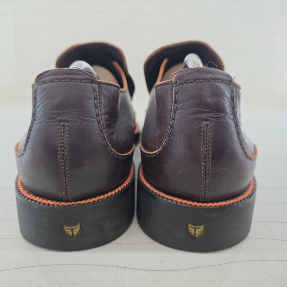 Toschi Mens CarbonLite Loafers Brown Orange Soft Leather CIS Equipped Size 11.5 - Picture 6 of 14